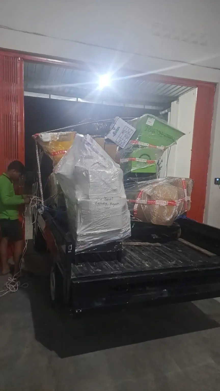 Pengiriman multiunit mesin sebelum pengiriman